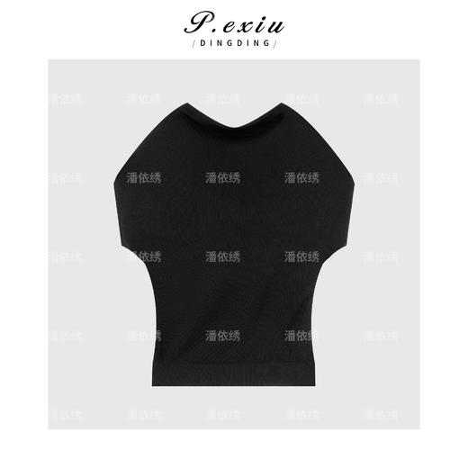 04-3潘依绣丁丁宠粉【浪漫续曲】100%天丝干爽细腻小飞袖针织上衣D406 商品图2