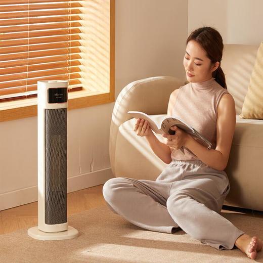 【自营】小熊(Bear)取暖器家用电暖器迷你宿舍暖风机立式塔式便携电暖气小型办公室暖气机 DNQ-P20Y5PTC陶瓷速热倾倒断电低噪轻音立卧两用 商品图2