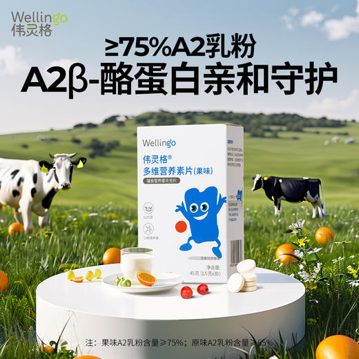 【惊喜5折券可用】伟灵格多维营养素片（原味）（接骨木莓味）（30片装/盒） 商品图1