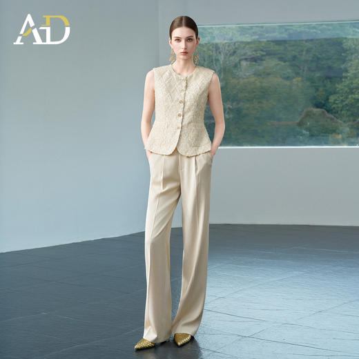 AD小香风马甲套装女夏2026新款今年流行爆款高级感超火穿搭一整套 商品图3