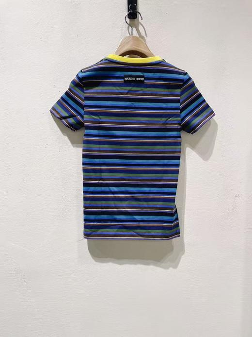 女款月亮条纹短袖T恤la 商品图1