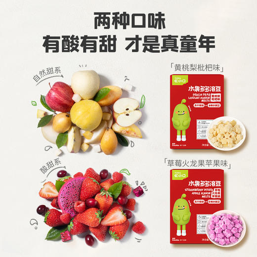 【内享汇】忆小口水果多多溶豆18g（4袋） 商品图4