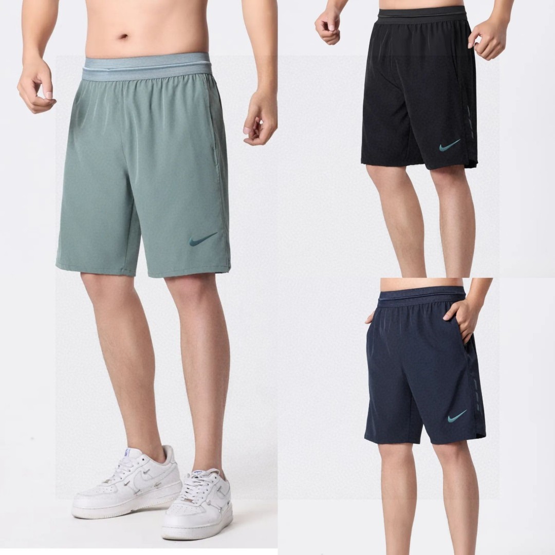 奈克钩子夏季冰丝速干轻薄弹力五分短裤!!