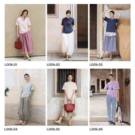 特绽放200朵/马鞍T*棉多色显瘦马鞍肩短袖T恤女上衣夏通勤打底衫 商品图3