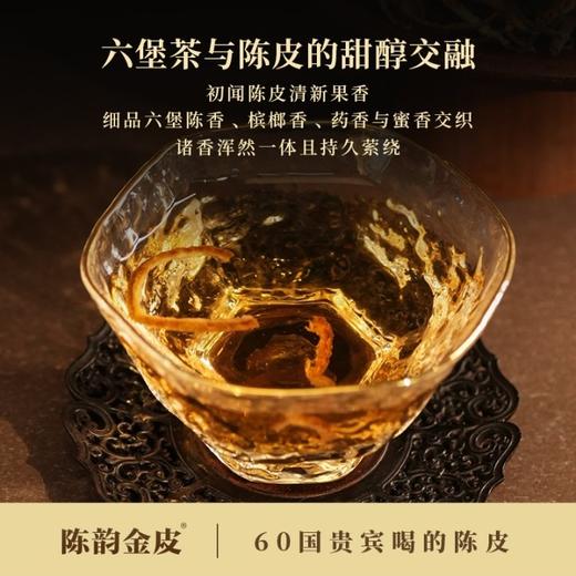陈韵金皮&濡菲丨金丝老六堡 100g（大师监制 2013年一级六堡茶+2019年天马陈皮丝 商品图4