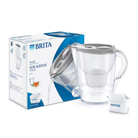 【BRITA碧然德】Marella滤水壶星光系列3.5L 银色（1壶2芯）