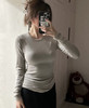 越南产正品Lu家Hold Tight 女士修身圆领长袖衫041001 商品缩略图11