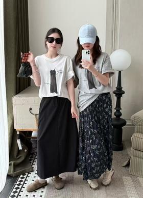 【门店同款】ENJOY夏季吊带裙图案T恤 162281600