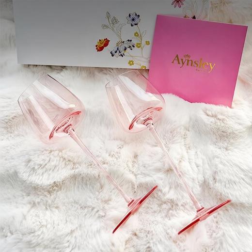 【AYNSLEY/安斯丽】LADY系列勃艮第红酒对杯 粉色 商品图0