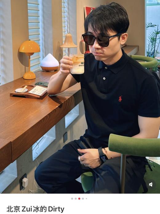 拉夫劳伦经典款三粒扣 翻领男士针织短袖 Polo 衫 商品图3