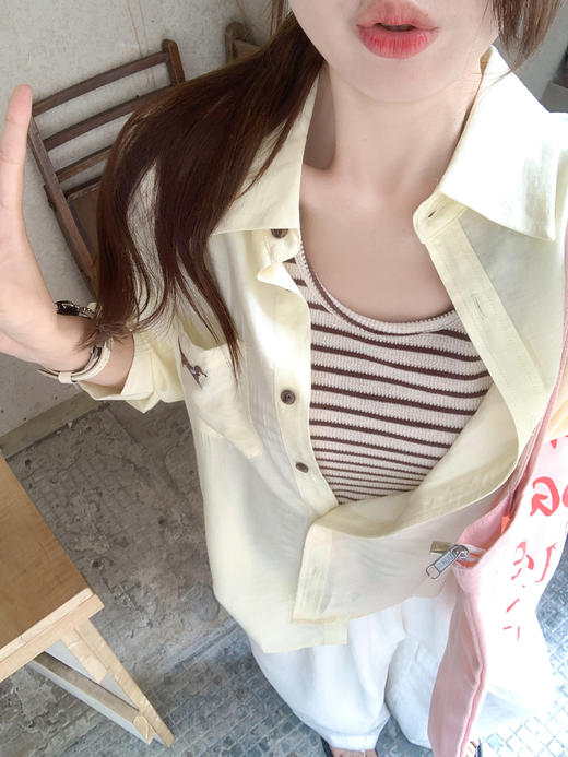 <曾小咸推荐>4.13现货秒杀 ！微信超特价！韩系薄款防晒长袖衬衫 日常179.99 立减100 秒杀79.99！！ 商品图11