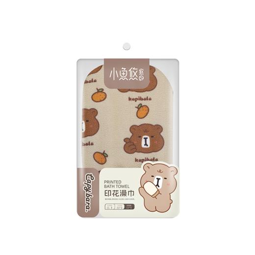 小鱼悠悠卡皮印花搓澡巾UU-392 商品图1