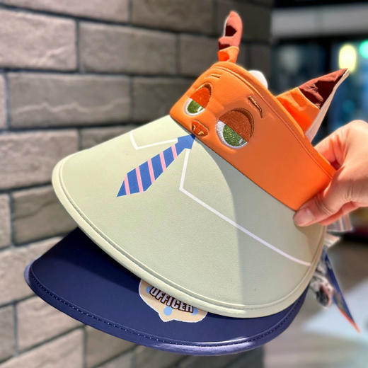 egg l 正版授权~35元抢！疯狂动物城防晒空顶帽 商品图2