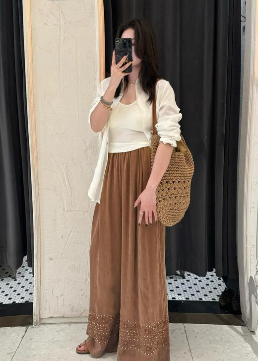 【门店同款】ENJOY夏季正肩亚麻衬衫 170593523 商品图3