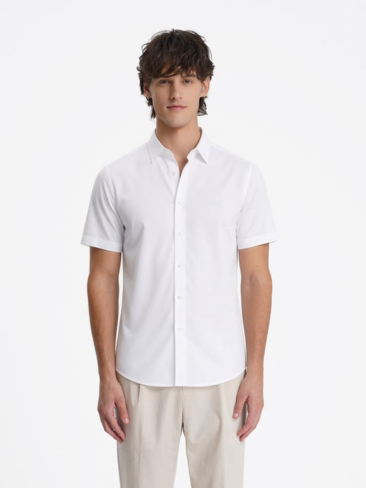 callisto 140支高支棉松弛感短袖衬衫 商品图2