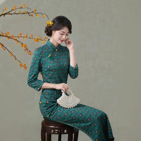 木兰棉春夏款中国风旗袍CX0999