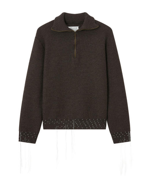 女款半拉链针织毛衣ZO016 商品图0