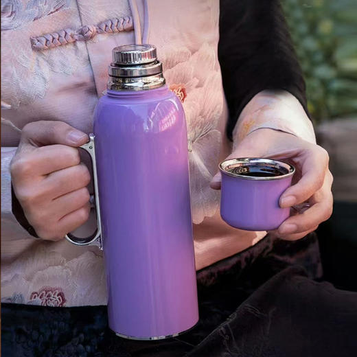 可赛斯不锈钢保温杯 智能测温长效保温 养生泡茶喝水焖烧杯 大容量620ml  防漏耐摔 高颜值便携 通勤送礼专用| 百里居 商品图10