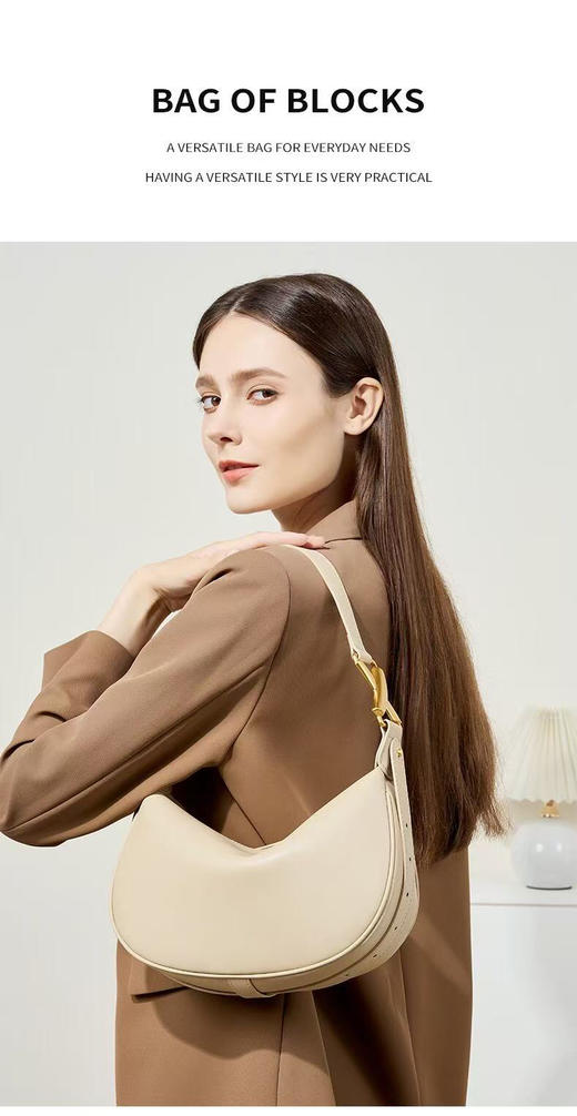 QSL2739牛皮饺子包 商品图3