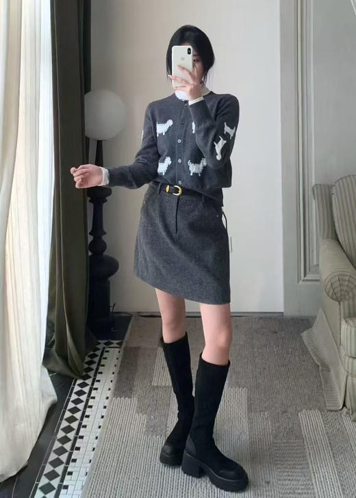 【门店同款】ENJOY冬季高级感毛呢半裙 167297213 商品图2