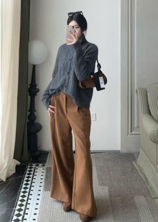 【门店同款】ENJOY冬季麻花纹针织开衫 168993798 商品图1