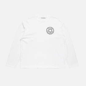 AC-T 胸章印花白色长袖