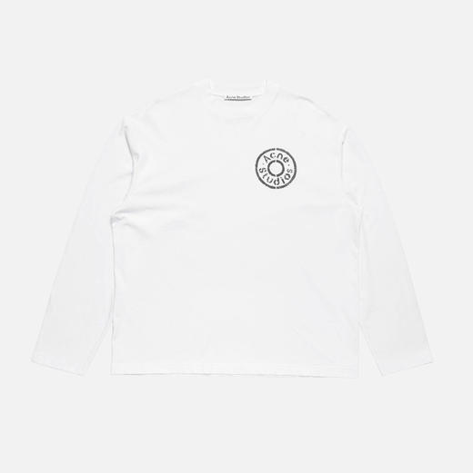 AC-T 胸章印花白色长袖 商品图0