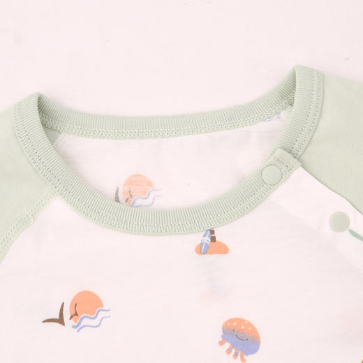 棉果果夏季新品男童女童凉感防蚊5A抗菌睡袍M201571226227 商品图1