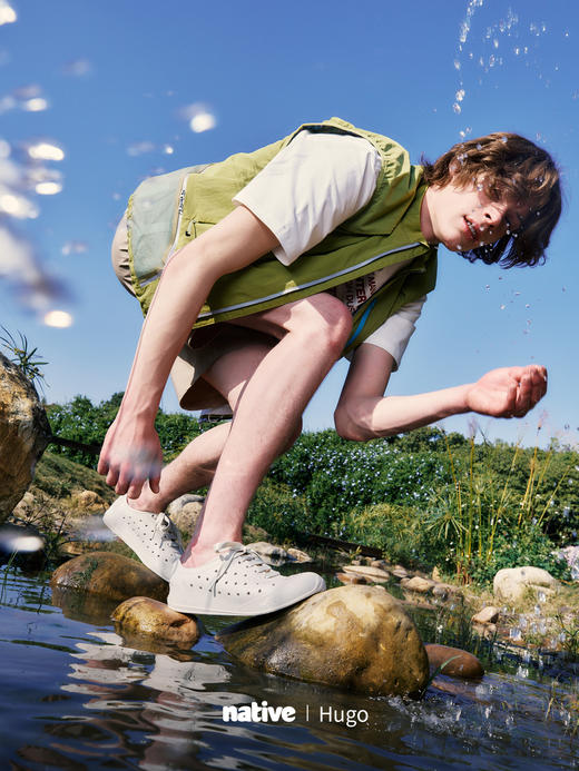 native EVA德训洞洞鞋hugo户外休闲轻便透气夏男女款 商品图2