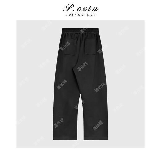 04-3潘依绣丁丁宠粉柔软空气层松紧腰舒适百搭弯刀裤休闲裤 WH00377 商品图2