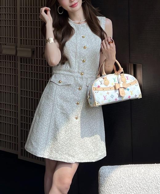 女款印花牛仔背心裙zh 商品图3