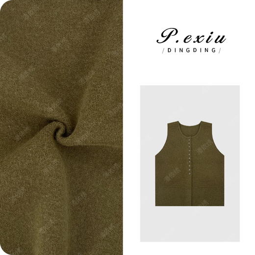 04-4潘依绣丁丁宠粉小众高级感时髦叠穿百搭针织无袖马甲 L2551 商品图0