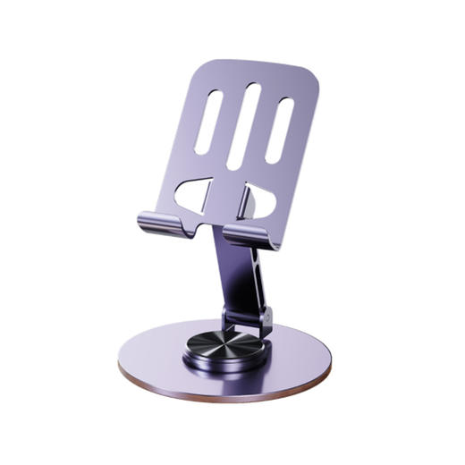 科沃ZJ03金属碳素钢桌面旋转手机支架360度旋转碳素钢稳固多机型通用 商品图0