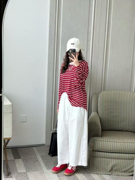 【门店同款】ENJOY秋季高品质拼色条纹衫 164698994 商品图6