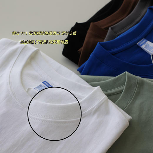 【3-5天发货】伊泺杉男士虎头刺绣短袖T恤 商品图5