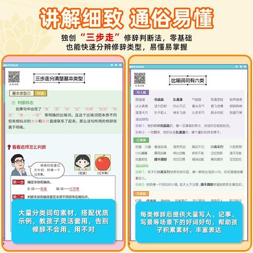 张雪峰团队小学语文作文系列 修辞手法写出来 用加法写作文 由峰阅团队领衔设计 商品图4