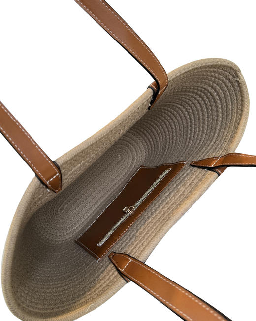 logo草编包托特包zo008 商品图2