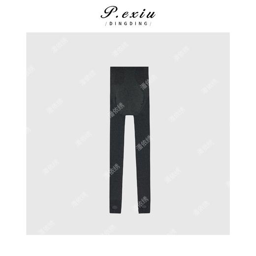 04-4潘依绣丁丁宠粉秋冬磨绒加厚保暖修身高弹芭比裤打底裤 G7009 商品图2