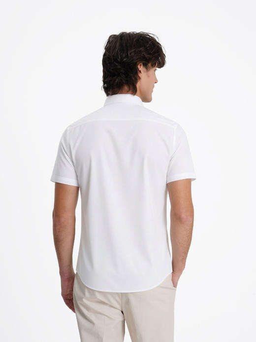 callisto 140支高支棉松弛感短袖衬衫 商品图4