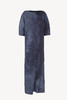 Cortana 26SS 深蓝冷染有机棉ISLA斜襟连衣裙 商品缩略图1