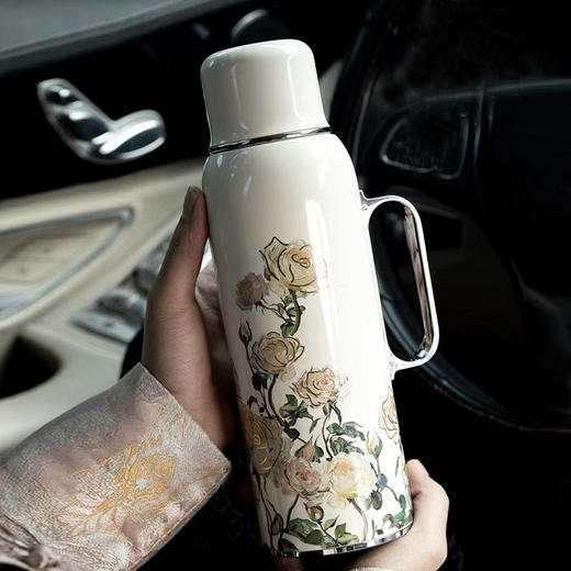 可赛斯不锈钢保温杯 智能测温长效保温 养生泡茶喝水焖烧杯 大容量620ml  防漏耐摔 高颜值便携 通勤送礼专用| 百里居 商品图3