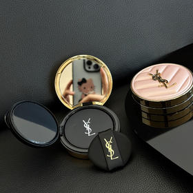 YSL圣罗兰黑皮革气垫正装14g/粉皮革气垫12g （B20/B10）-H741