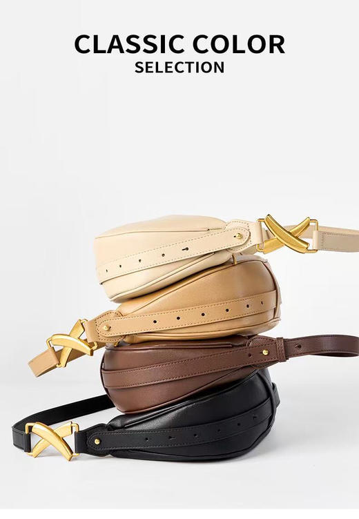 QSL2739牛皮饺子包 商品图5