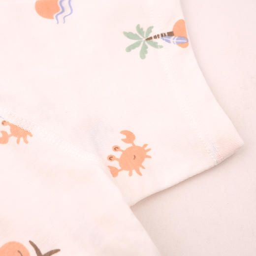 棉果果夏季新品男童女童新生儿纯棉凉感防蚊5A抗菌短袖半背衣M201110226204 商品图3