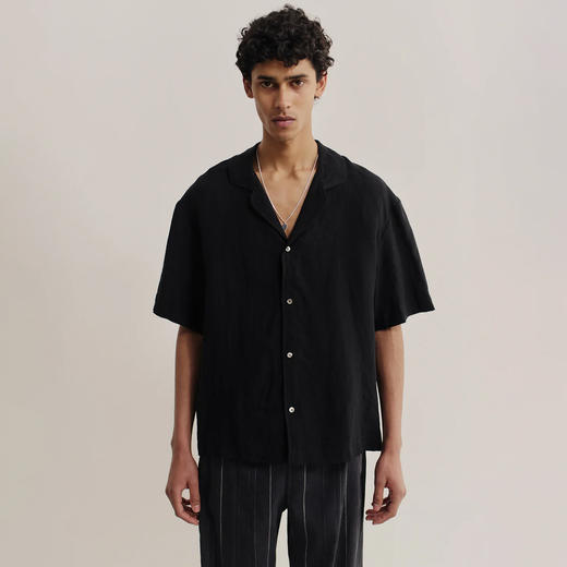 A Kind of Guise SAMATA SHIRT 意大利制天然亚麻宽松剪裁衬衫 商品图0