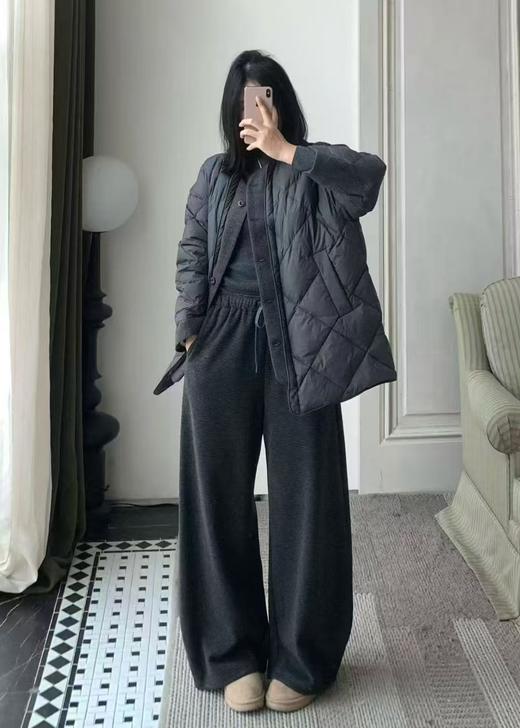 【门店同款】ENJOY冬季老钱风拼接菱格羽绒服 168246750 商品图2