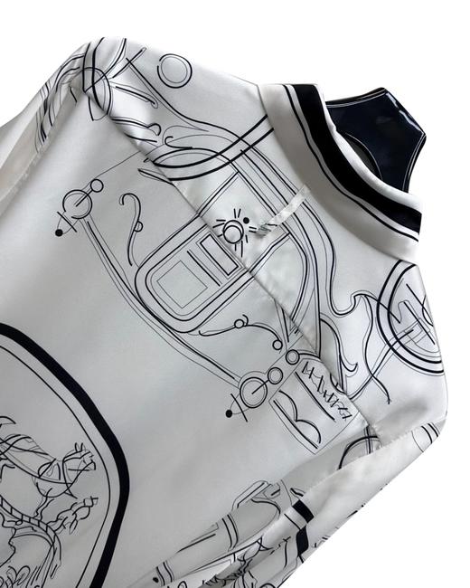 女款丝质印花腰带衬衣裙ba 商品图2