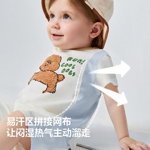 迷你巴拉巴拉婴儿连体衣亲肤速干抑菌萌趣宝宝外出爬服26夏新品 商品图4