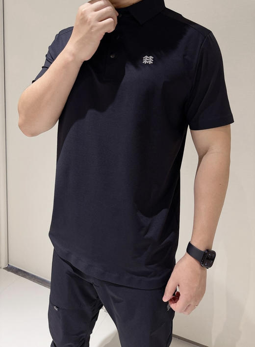 410-1 两棵树 压胶工艺 速干排湿抗菌 男士翻领短袖 跑量特价 商品图11