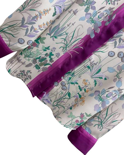 女款丝质印花长袖衬衫ba012 商品图2